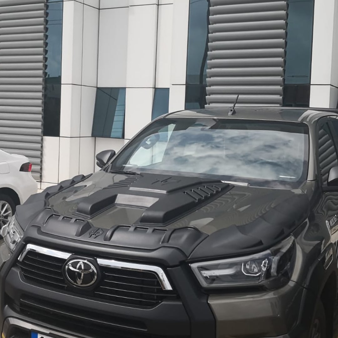 Toyota Hilux 2021- Yılı ve Sonrası Uyumlu Ön Kaput Scoop - Görsel 8