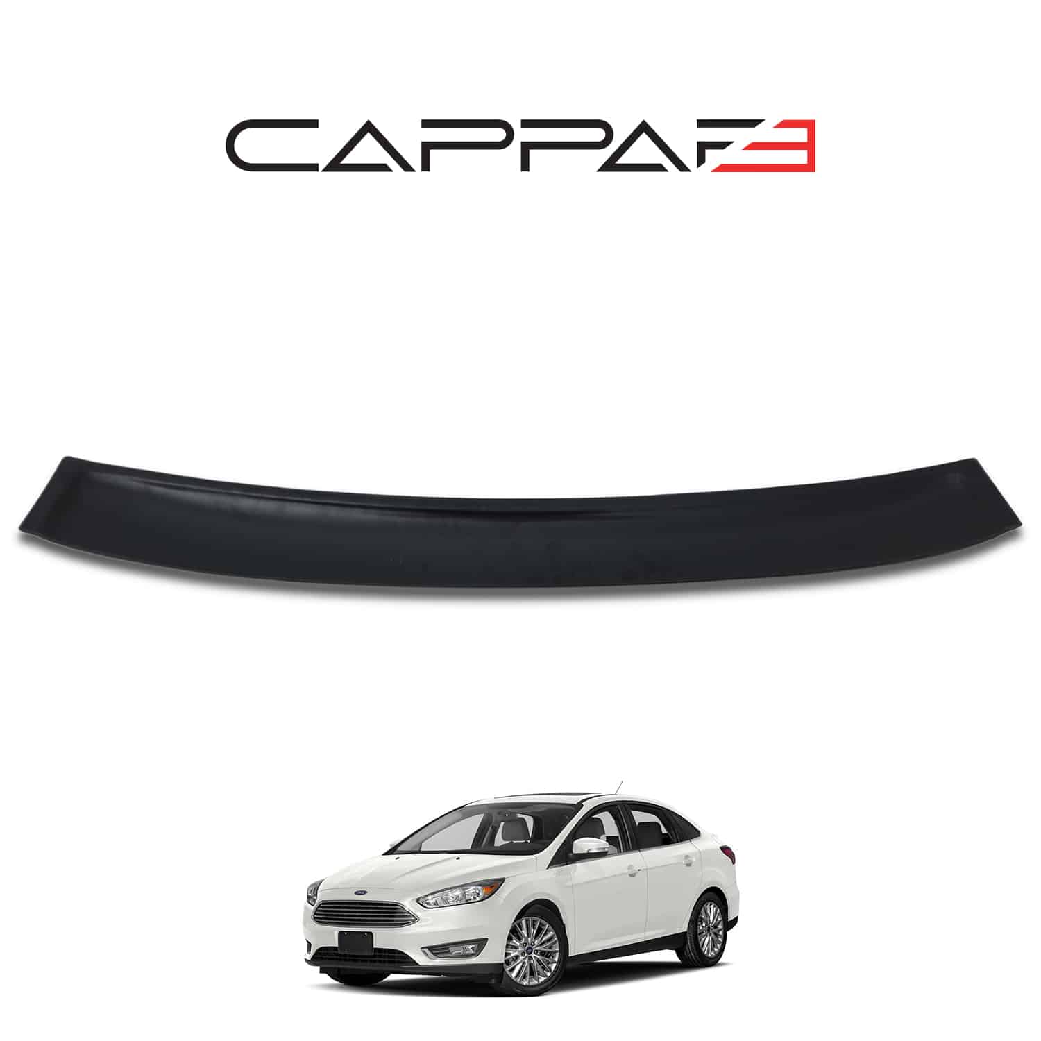 Ford Focus 2011-2018 Yıl Aralığı Uyumlu Arka Cam Spoyler - Görsel 3