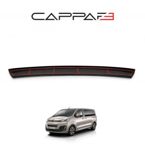 Citroen Jumpy 2017- Yılı ve Sonrası Uyumlu Arka Tampon Eşiği Parlak